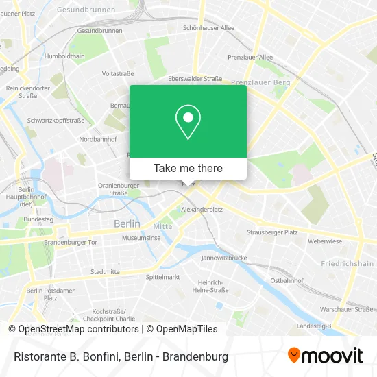 Ristorante B. Bonfini map