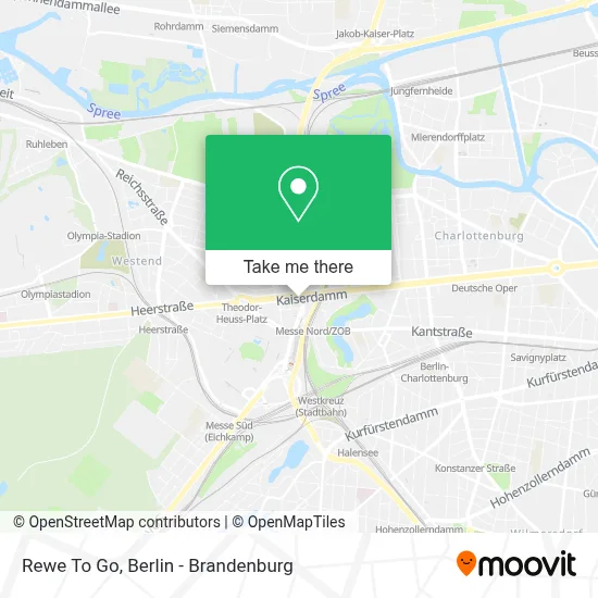 Rewe To Go map