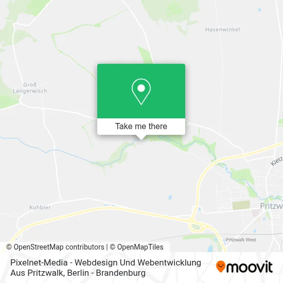 Pixelnet-Media - Webdesign Und Webentwicklung Aus Pritzwalk map