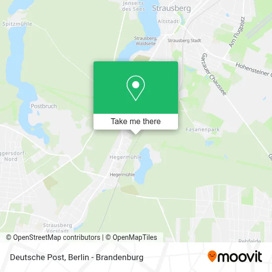 Deutsche Post map