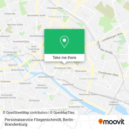 Personalservice Fliegenschmidt map