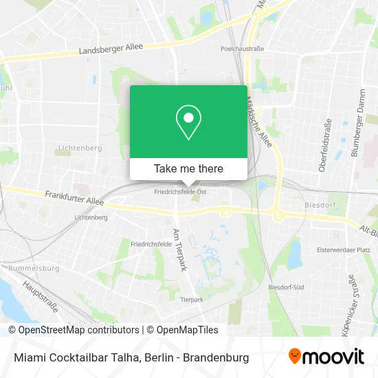 Miami Cocktailbar Talha map