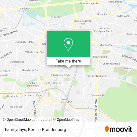 Familydays map