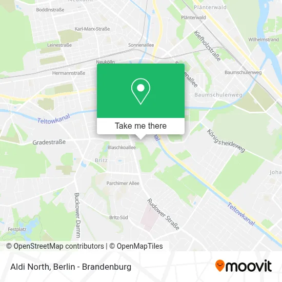 Aldi Nord map
