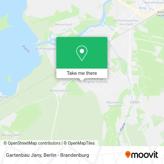 Gartenbau Jany map