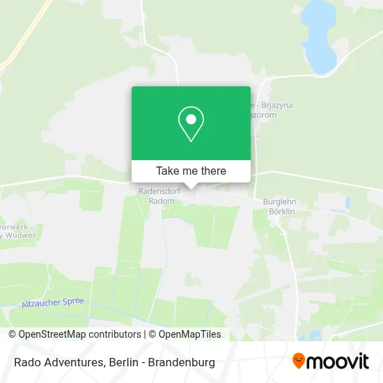 Rado Adventures map