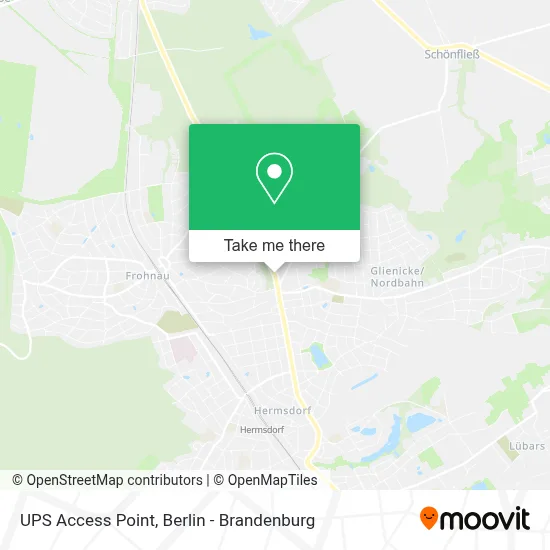 Ups Access Point map