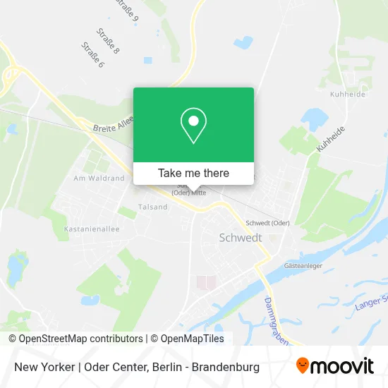 New Yorker | Oder Center map