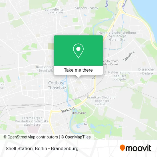 Shell Station map