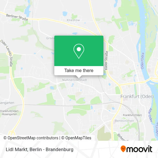 Lidl Markt map