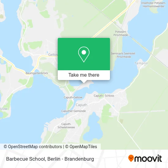 Barbecue School map