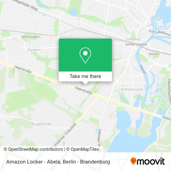 Amazon Locker - Abela map