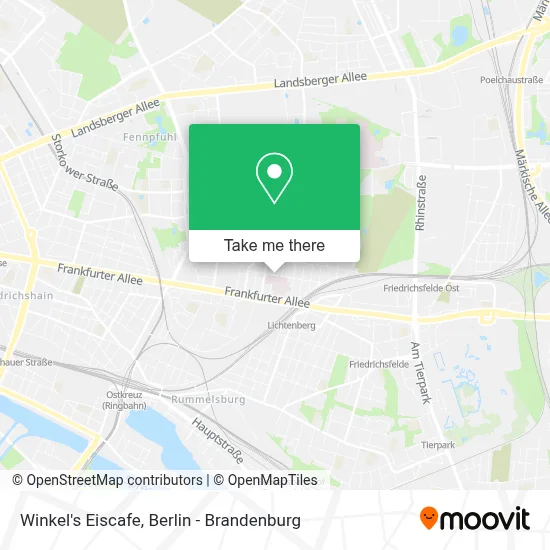 Winkel's Eiscafe map