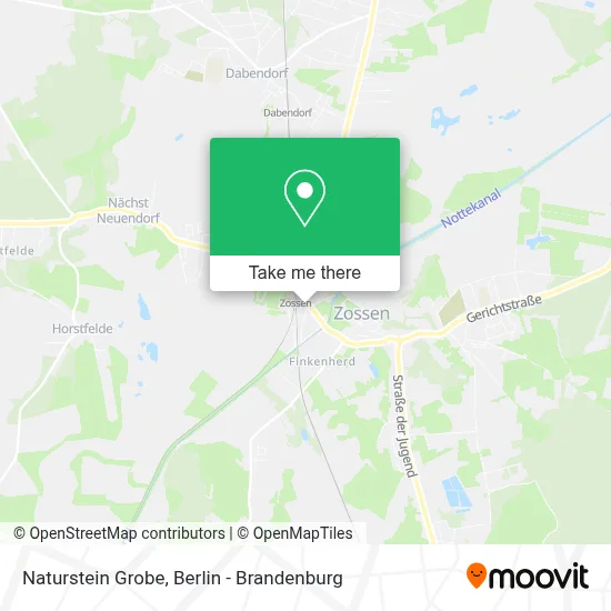 Naturstein Grobe map