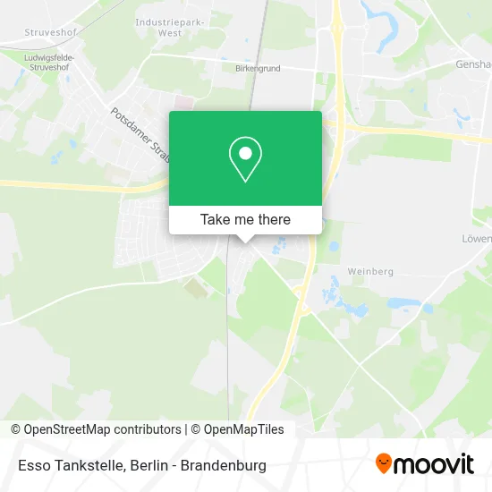Esso Tankstelle map