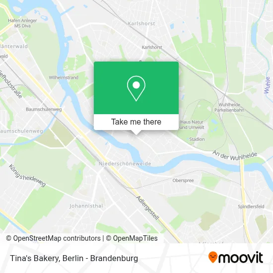 Tina's Bakery map