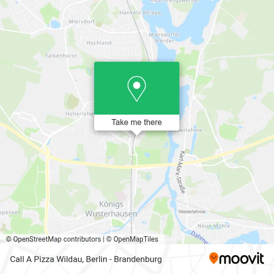 Call A Pizza Wildau map