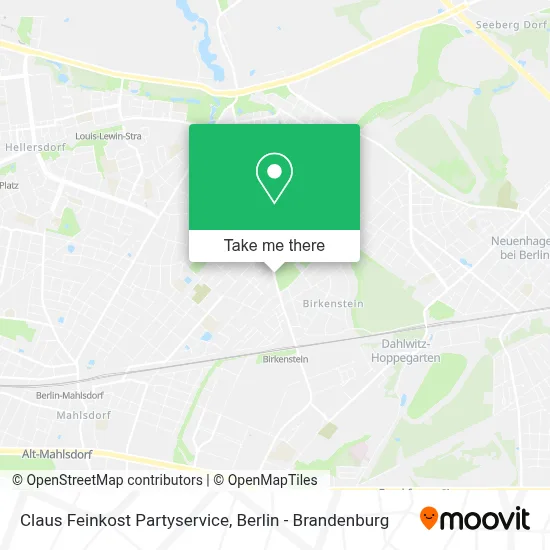 Claus Feinkost Partyservice map