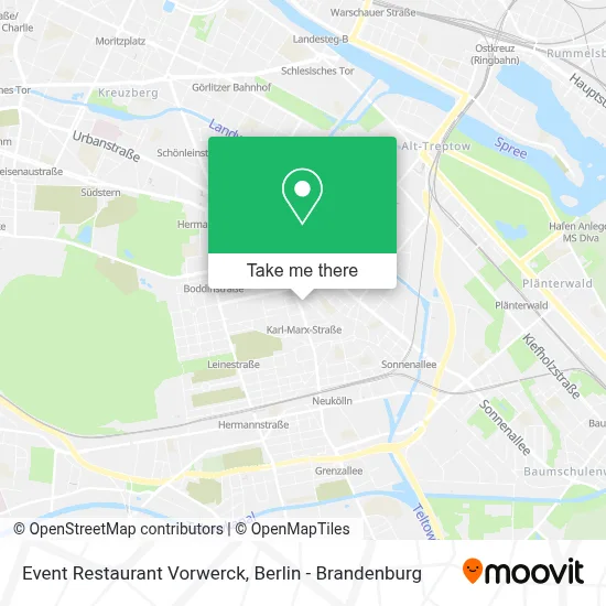 Event Restaurant Vorwerck map