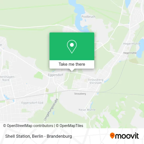 Shell Station map