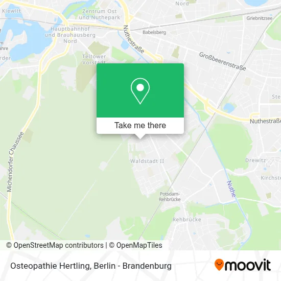 Osteopathie Hertling map