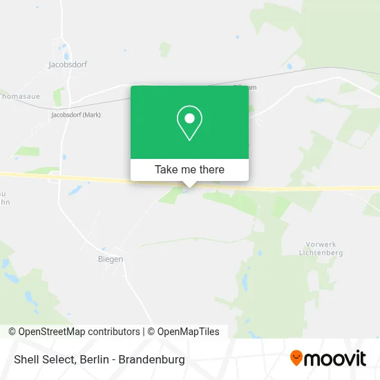 Shell Select map