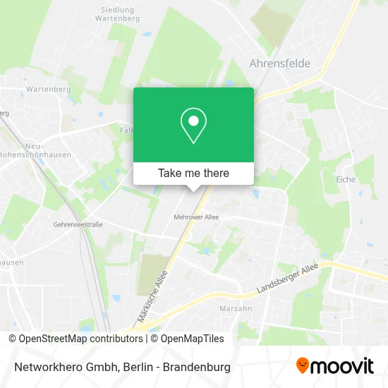 Networkhero Gmbh map