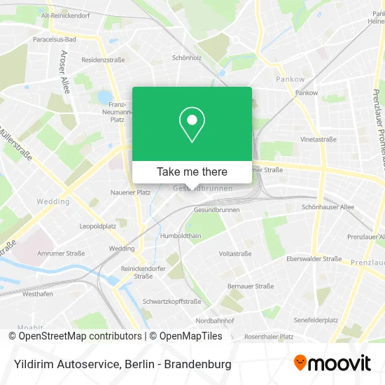 Yildirim Autoservice map