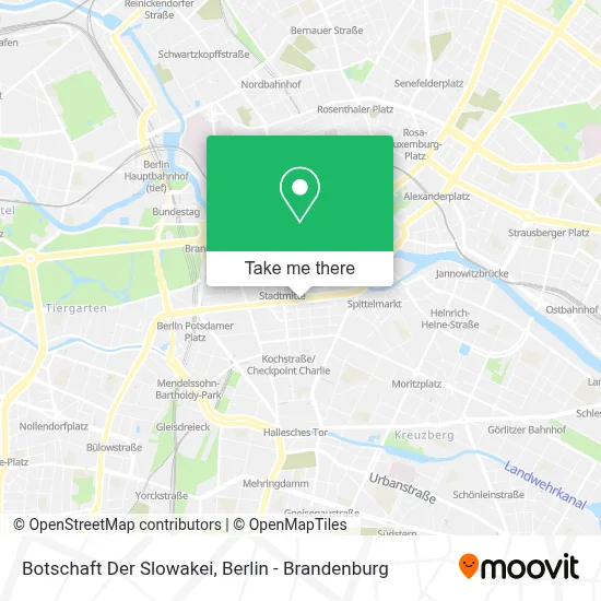 Botschaft Der Slowakei map