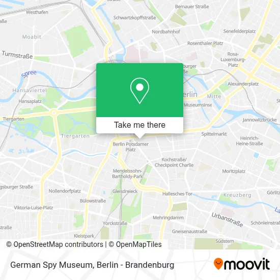 German Spy Museum map