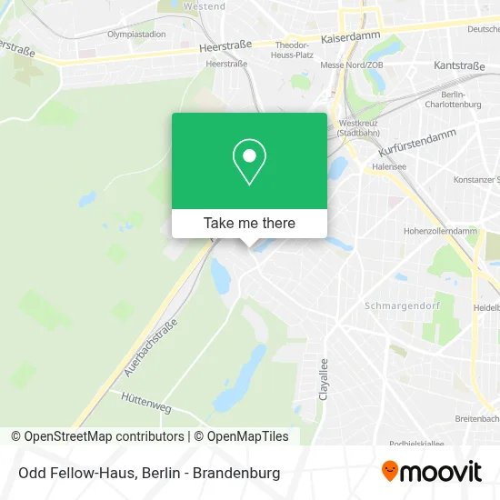 Odd Fellow-Haus map