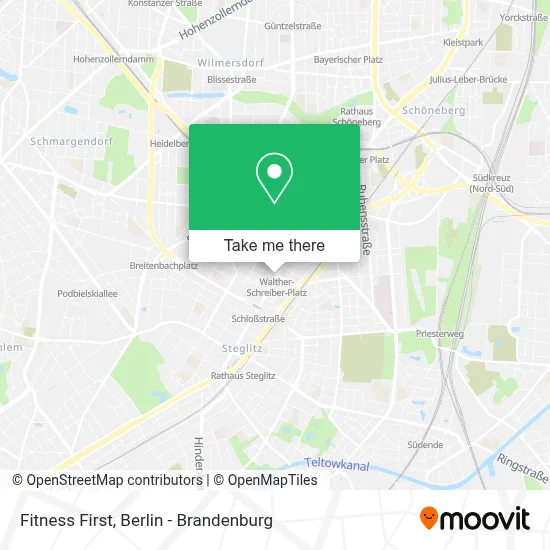 Fitness First map