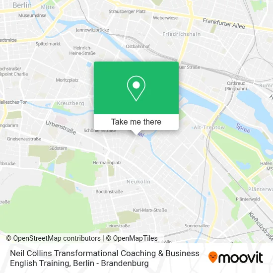 Neil Collins Transformational Coaching & Business English Training map