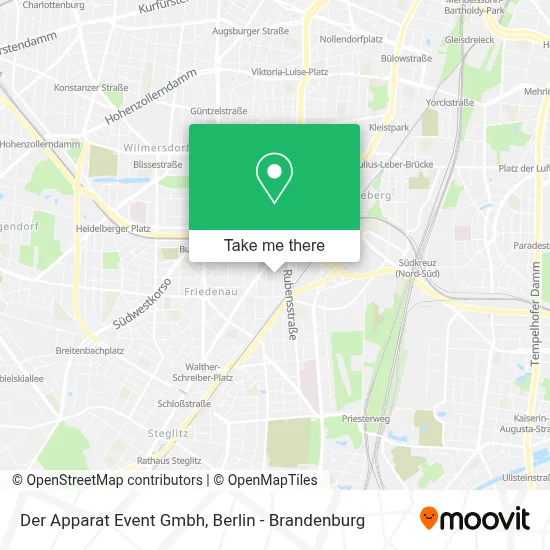 Der Apparat Event Gmbh map