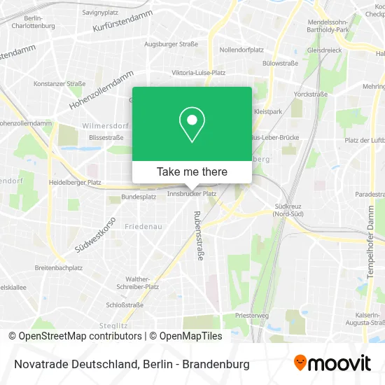 Novatrade Deutschland map