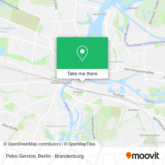 Pebo-Service map