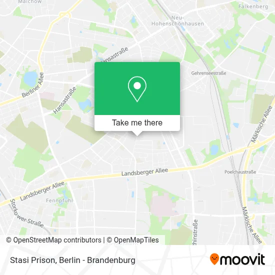 Stasi Prison map