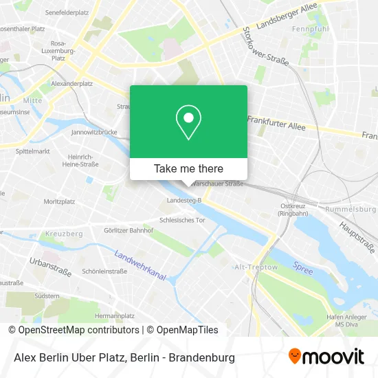 Alex Berlin Uber Platz map