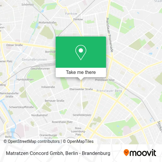 Matratzen Concord Gmbh map