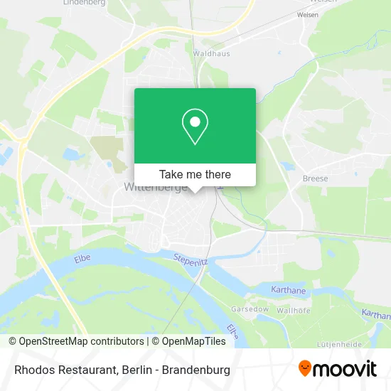 Restaurant Rhodos map