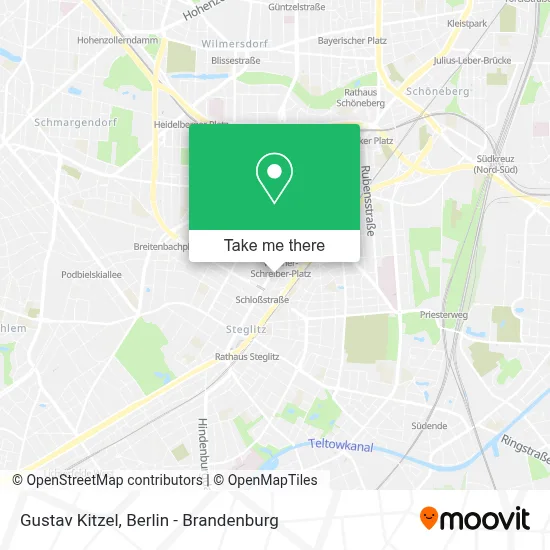 Gustav Kitzel map