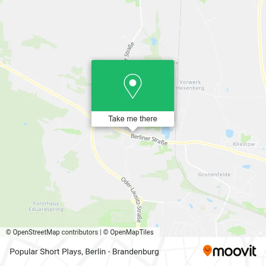 Popular Short Plays map