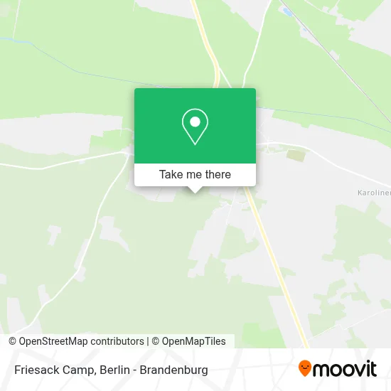 Friesack Camp map