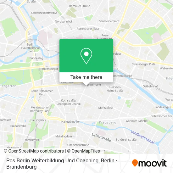 Pcs Berlin Weiterbildung Und Coaching map