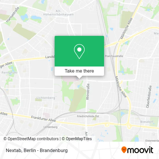Nextab map