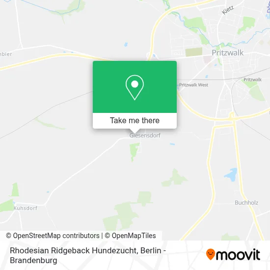 Rhodesian Ridgeback Hundezucht map