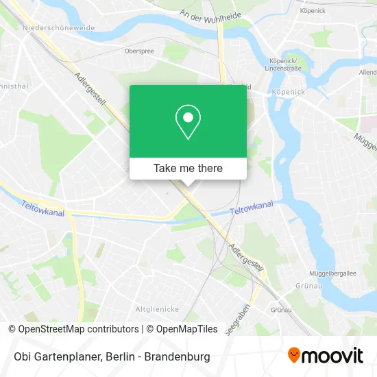 Obi Gartenplaner map