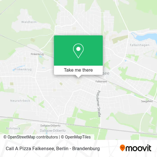 Call A Pizza Falkensee map