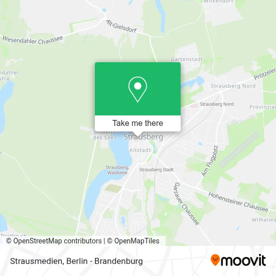 Strausmedien map