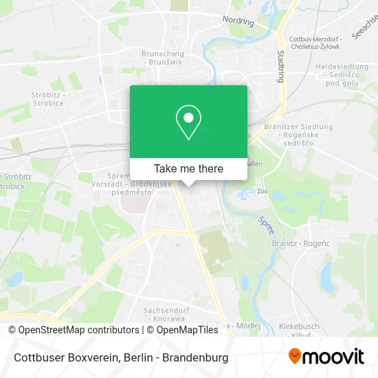 Cottbuser Boxverein map